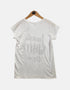 White T-shirt print FM